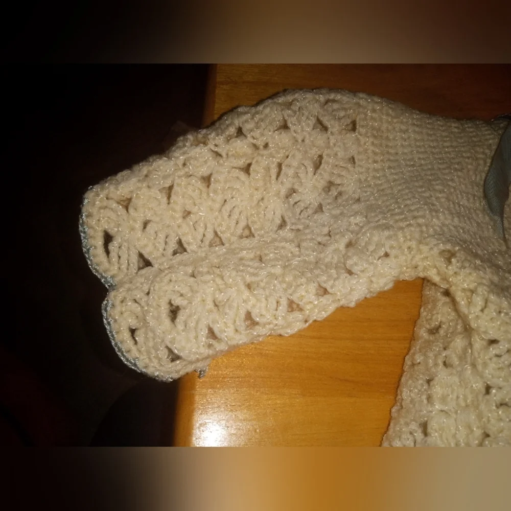 Crochet Baby Matinee Jacket / Cardigan (3 - 6) months - Picture 5 of 8